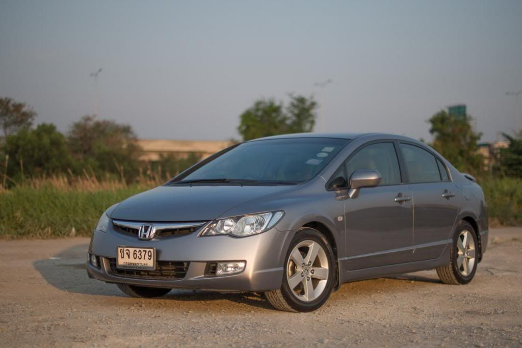 ----->ขาย Honda Civic 1.8E AT(AS)VTEC สีเทา ปี 2007 ลดราคาแล้วว!!<-----