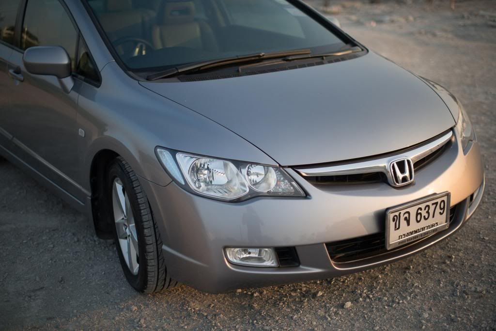 ----->ขาย Honda Civic 1.8E AT(AS)VTEC สีเทา ปี 2007 ลดราคาแล้วว!!<-----