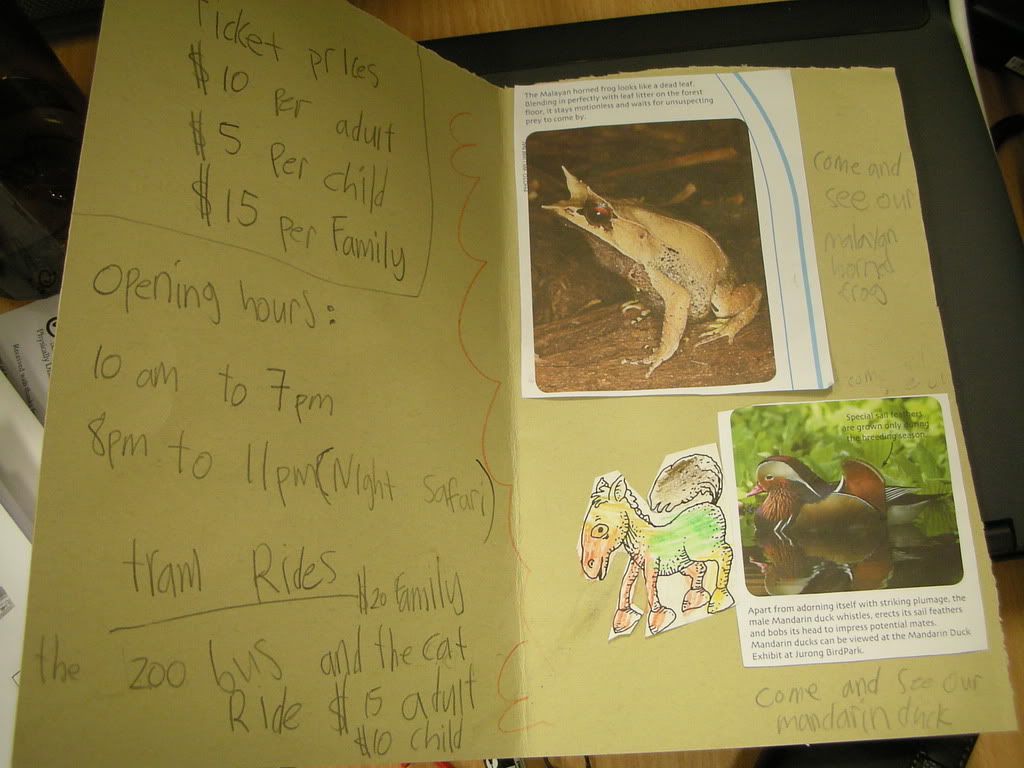 Pamphlet by Hong wei and Jia Jie