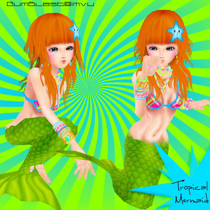 Tropical mermaid