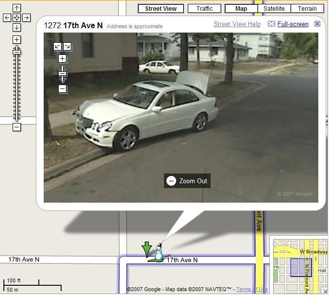 Google Maps Car. Google Street View camera