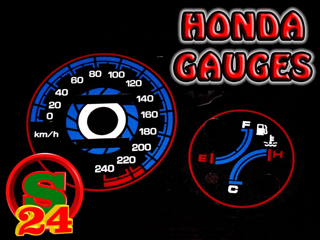 Honda del sol plasma gauges #3