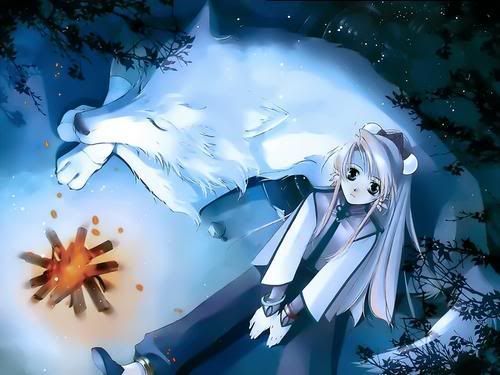 anime wolf girl. 100%