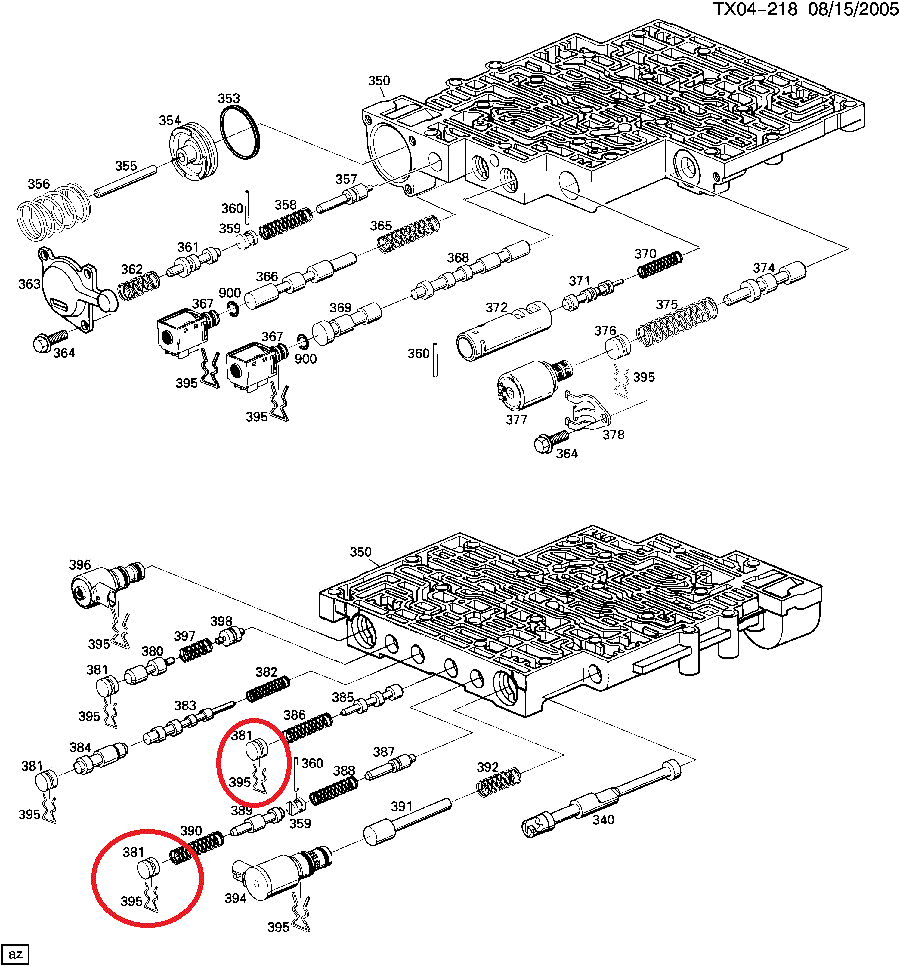 Parts found in pan on 4l60e, what are they? (pics) - Hot ...