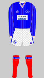 pompey shirt 1987-89 Sponsored
