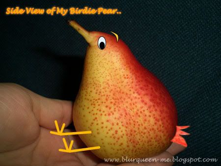 Side View Birdie Pear