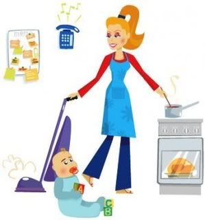 busy woman cooking clip art Pictures, Images and Photos