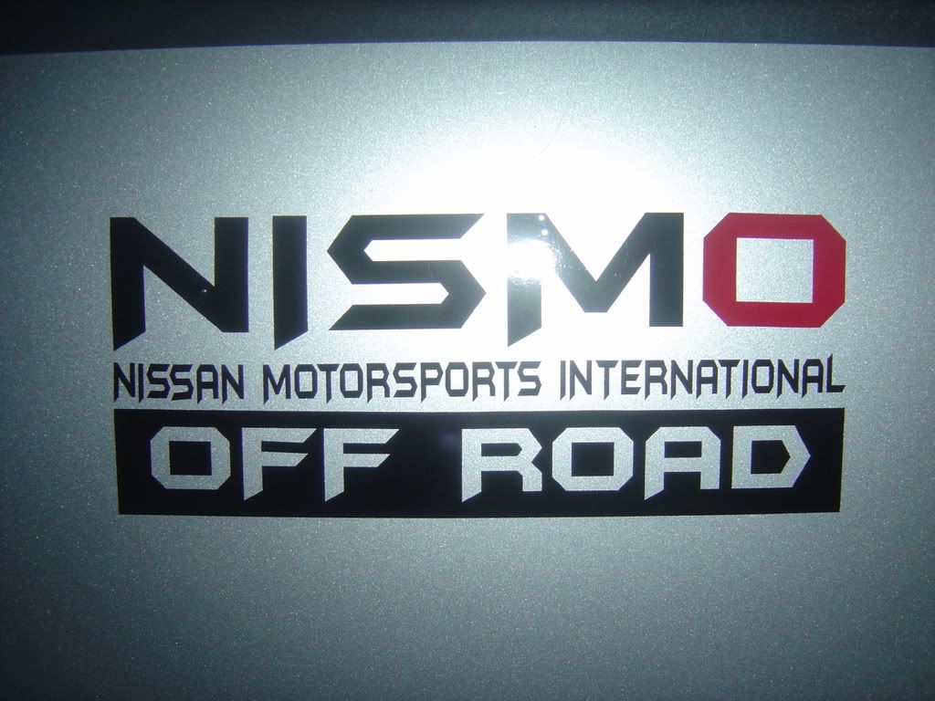 Nissan frontier decals nismo #9