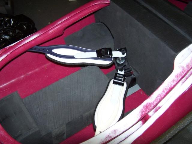 And finally the snowboard bindings were finally fitted