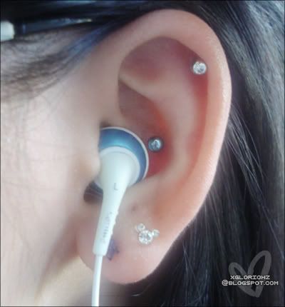 When I start school again, I'm going to get my tragus (my favorite!