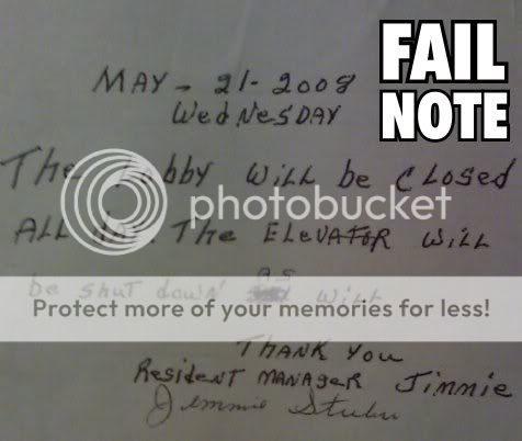 Fail Note | English Fail Blog
