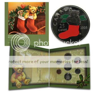 05 Christmas Holiday Coin Gift Set Royal Canadian Mint  