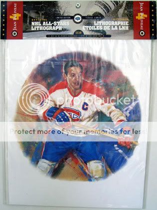 Jean Béliveau Limited Edition NHL Hockey Stamp Lithos  