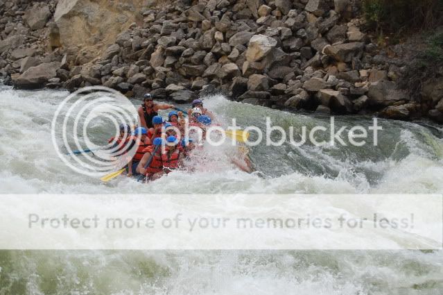 Whitewater Rafting In Wind River Canyon At Thermopolis, Wyoming Photo ...