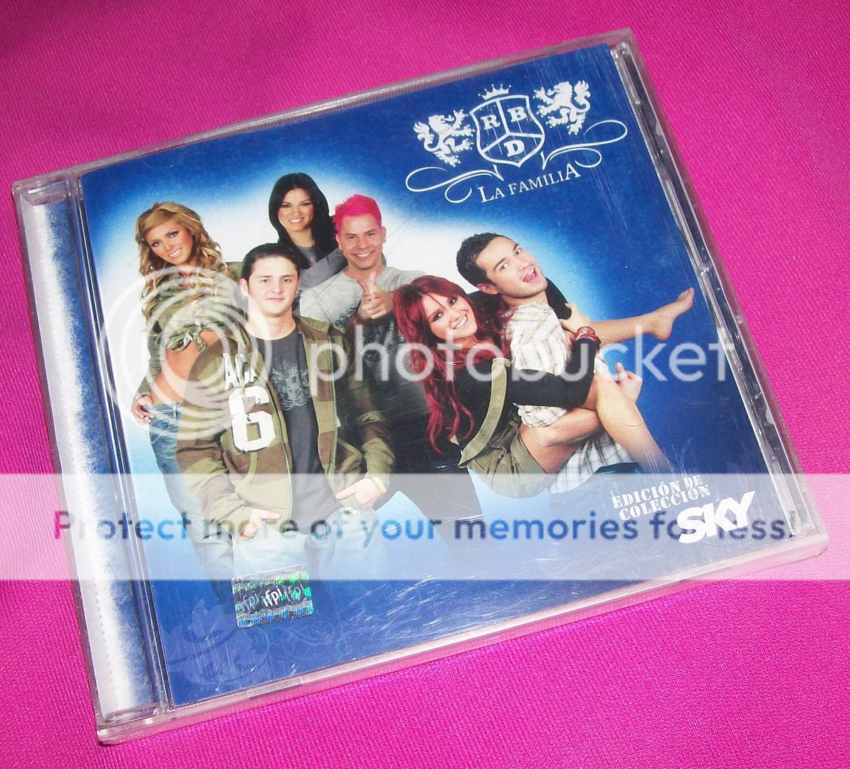 RBD Rebelde La Familia Sky Promo CD Anahi Dulce Maria