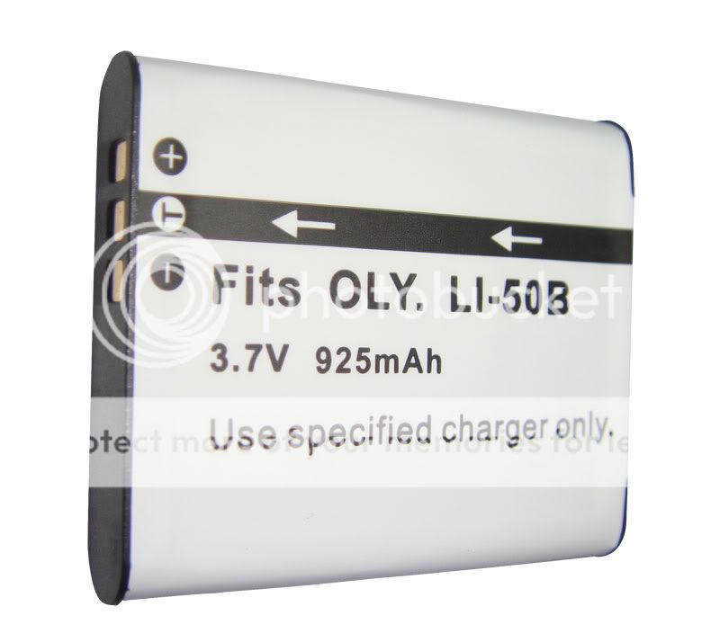 LI 50B Battery + Charger for Olympus Tough TG 610 TG 620 TG 810 TG 820