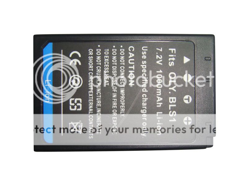 PS BLS1 BLS 1 Battery for Olympus Pen E PL1 Pen E PL3 Pen E PM1 Digital Camera 050332158887