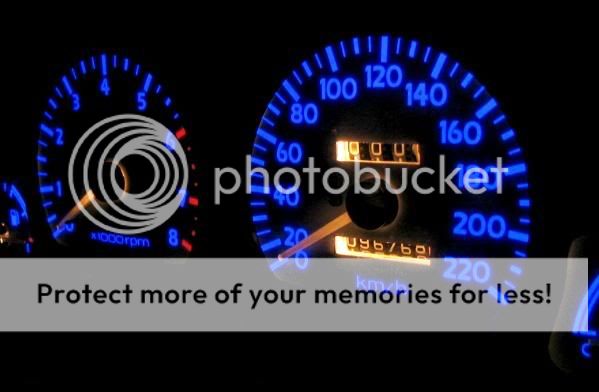 HYUNDAI S Coupe speedometer plasma gauges dials 220 KMH  