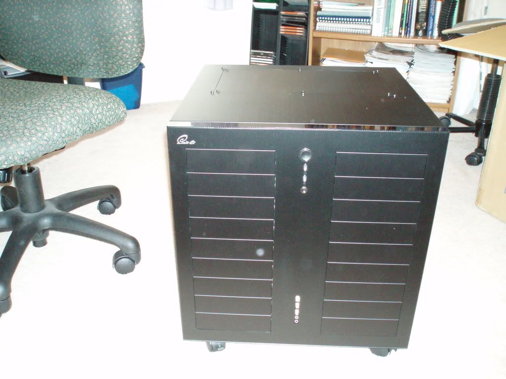 case completely unpacked